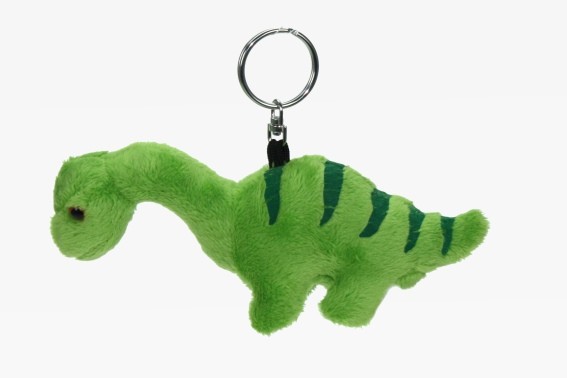 Schlüsselanhänger Plüsch, Apatosaurus grün