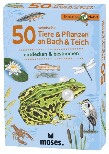 50 heimische Tiere &amp; Pflanzen an Bach &amp; Teich