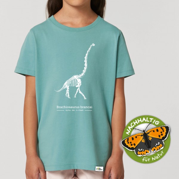 Kinder T-Shirt Brachiosaurus Skelett Museum für Naturkunde